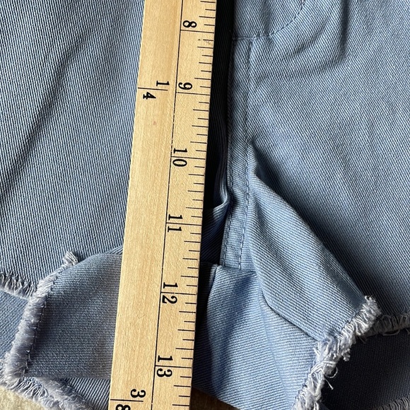 Di lies,Juniors blue short,2front slide pockets,2back pockets,high rise,twill - Picture 12 of 16